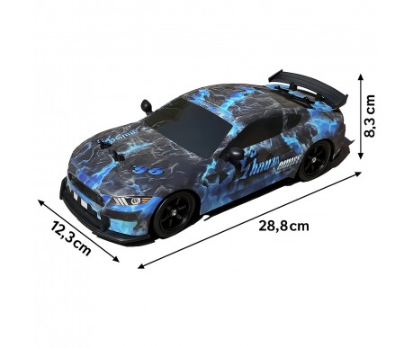 Радиоуправляемая машина для дрифта HB Ford Mustang (4WD, свет, пар, акб, 1:16) - SC16A12