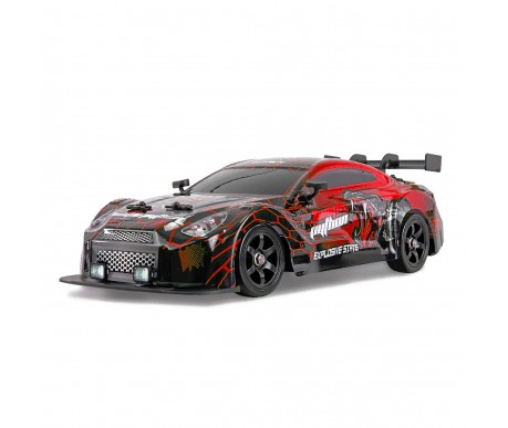 Радиоуправляемая машина для дрифта HB Nissan GTR (4WD, свет, пар, акб, 1:16) - SC16A14