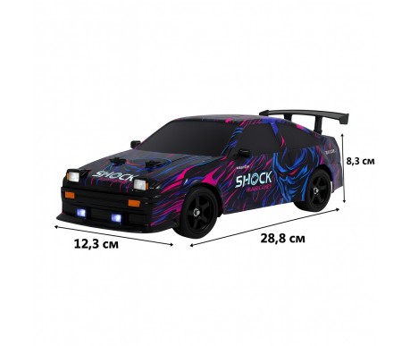 Радиоуправляемая машина для дрифта HB Toyota AE86 (4WD, свет, пар, акб, 1:16) - SC16A15