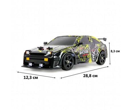 Радиоуправляемая машина для дрифта HB Toyota AE86 (4WD, свет, пар, акб, 1:16) - SC16A16