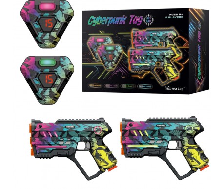 Набор для лазертага Wineya Star-Team (2 пистолета + 2 LED жилета) - W7008TL