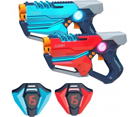 Набор для лазертага Wineya Star-Team (2 пистолета + 2 LED жилета) - W7011TL