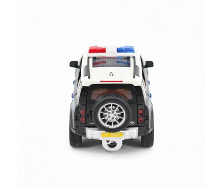 Радиоуправляемая металлическая полицейская машина Land Rover Defender 1:22 - HCL-3610-BLACK