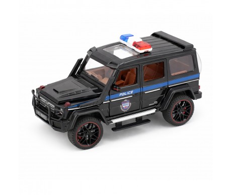 Радиоуправляемая металлическая полицейская машина Mercedes G500 1:22 - HCL-3608-BLACK