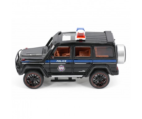 Радиоуправляемая металлическая полицейская машина Mercedes G500 1:22 - HCL-3608-BLACK