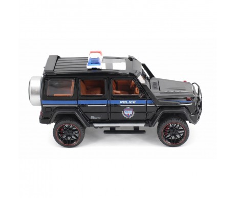 Радиоуправляемая металлическая полицейская машина Mercedes G500 1:22 - HCL-3608-BLACK