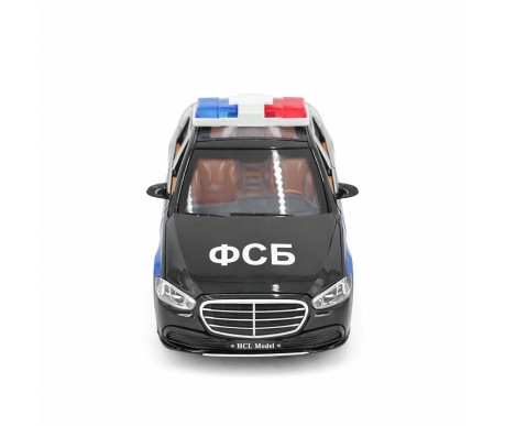 Радиоуправляемая металлическая полицейская машина Mercedes S600 1:22 - HCL-3613-BLACK