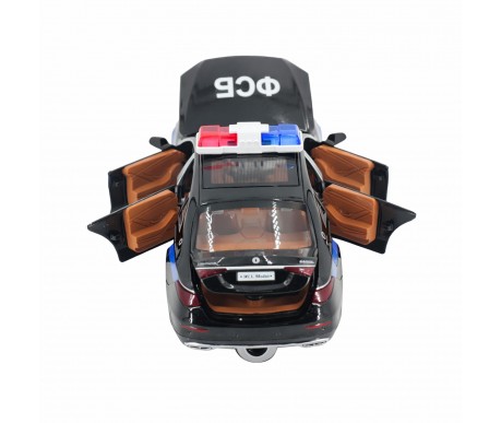 Радиоуправляемая металлическая полицейская машина Mercedes S600 1:22 - HCL-3613-BLACK