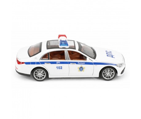 Радиоуправляемая металлическая полицейская машина Mercedes S600 1:22 - HCL-3613-WHITE