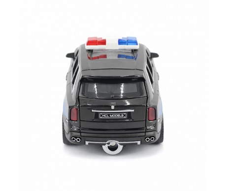 Радиоуправляемая металлическая полицейская машина Rolls-Royce Cullinan 1:22 - HCL-3606-BLACK