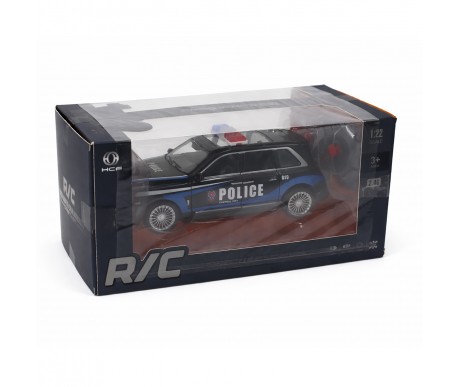Радиоуправляемая металлическая полицейская машина Rolls-Royce Cullinan 1:22 - HCL-3606-BLACK