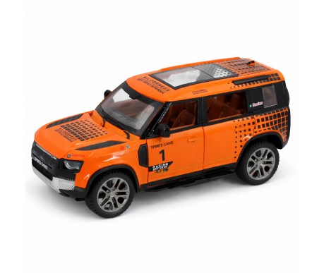 Радиоуправляемая металлическая машина Land Rover Defender 1:22 - HCL-3810-ORANGE