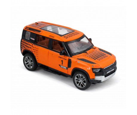 Радиоуправляемая металлическая машина Land Rover Defender 1:22 - HCL-3810-ORANGE