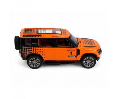 Радиоуправляемая металлическая машина Land Rover Defender 1:22 - HCL-3810-ORANGE