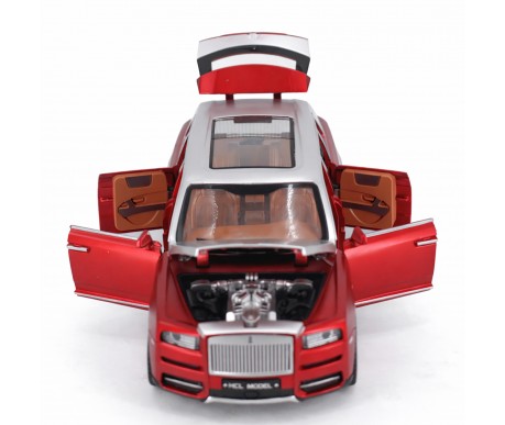 Радиоуправляемая металлическая машина Rolls-Royce Cullinan 1:22 - HCL-3806-RED