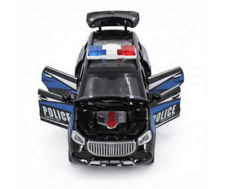 Радиоуправляемая металлическая полицейская машина Maybach GLS 1:22 - HCL-3605-BLACK