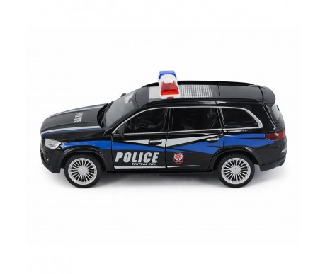 Радиоуправляемая металлическая полицейская машина Maybach GLS 1:22 - HCL-3605-BLACK