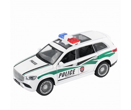Радиоуправляемая металлическая полицейская машина Maybach GLS 1:22 - HCL-3605-WHITE