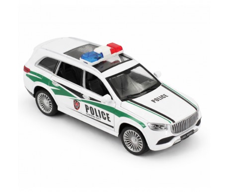 Радиоуправляемая металлическая полицейская машина Maybach GLS 1:22 - HCL-3605-WHITE