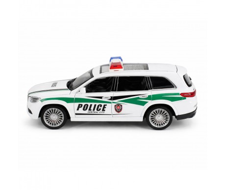 Радиоуправляемая металлическая полицейская машина Maybach GLS 1:22 - HCL-3605-WHITE