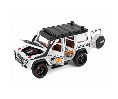 Радиоуправляемая металлическая машина Mercedes G500 1:22 - HCL-3801-WHITE