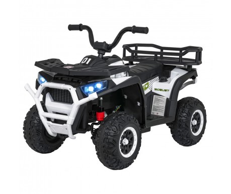 Детский электромобиль квадроцикл X-Robust (белый, 24V, 4WD, пульт, EVA) - XMX651-24V-4WD-WHITE