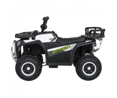 Детский электромобиль квадроцикл X-Robust (белый, 24V, 4WD, пульт, EVA) - XMX651-24V-4WD-WHITE