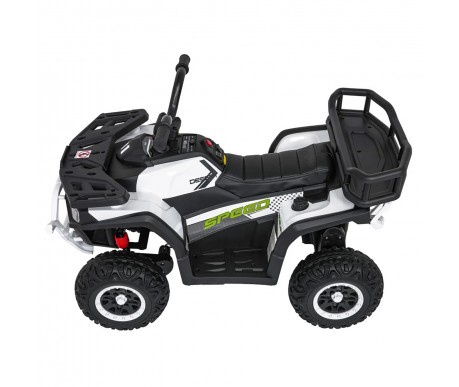 Детский электромобиль квадроцикл X-Robust (белый, 24V, 4WD, пульт, EVA) - XMX651-24V-4WD-WHITE