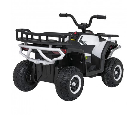 Детский электромобиль квадроцикл X-Robust (белый, 24V, 4WD, пульт, EVA) - XMX651-24V-4WD-WHITE