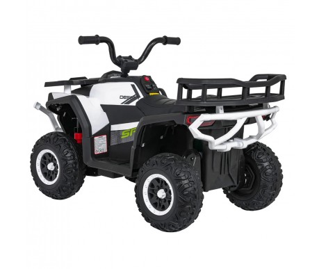 Детский электромобиль квадроцикл X-Robust (белый, 24V, 4WD, пульт, EVA) - XMX651-24V-4WD-WHITE
