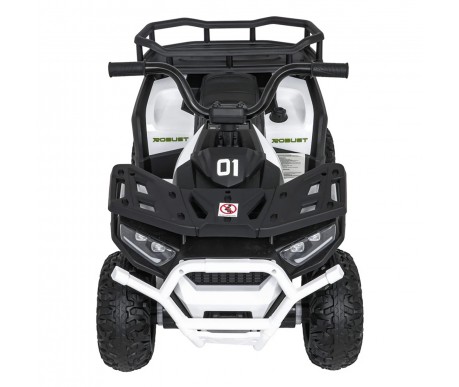 Детский электромобиль квадроцикл X-Robust (белый, 24V, 4WD, пульт, EVA) - XMX651-24V-4WD-WHITE