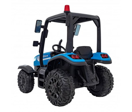 Детский электромобиль трактор с прицепом (синий, EVA, 4WD, пульт, 24V) - BLT-206C-4WD-24V-BLUE