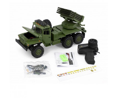 Радиоуправляемый Советский военный грузовик 6WD - WPLB-36-2