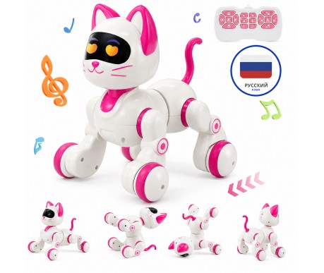 Радиоуправляемая интерактивная кошка Акробат - AW-6602-WHITE