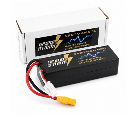 Аккумулятор Speed Storm Li-Po 11.1V 50C 5200 mAh Hard Case разъем XT90 - SS-3S5200-50-XT90