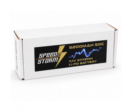 Аккумулятор Speed Storm Li-Po 11.1V 50C 5200 mAh Hard Case разъем XT90 - SS-3S5200-50-XT90