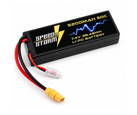Аккумулятор Speed Storm Li-Po 7.4V 50C 5200 mAh Hard Case разъем XT90 - SS-2S5200-50-XT90