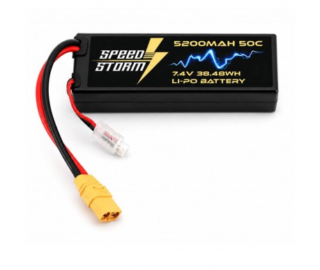 Аккумулятор Speed Storm Li-Po 7.4V 50C 5200 mAh Hard Case разъем XT90 - SS-2S5200-50-XT90