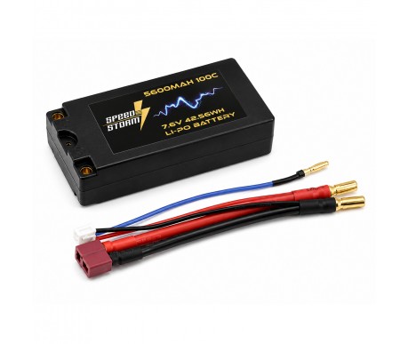 Аккумулятор Speed Storm Li-PoHV 7.6V 100C 5600 mAh Hard SP разъем T-plug (Deans) - SS-HV2S5600-100-D