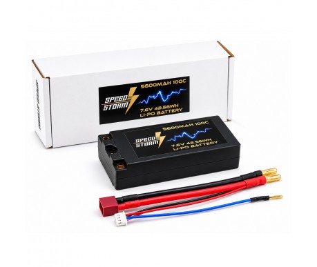 Аккумулятор Speed Storm Li-PoHV 7.6V 100C 5600 mAh Hard SP разъем T-plug (Deans) - SS-HV2S5600-100-D