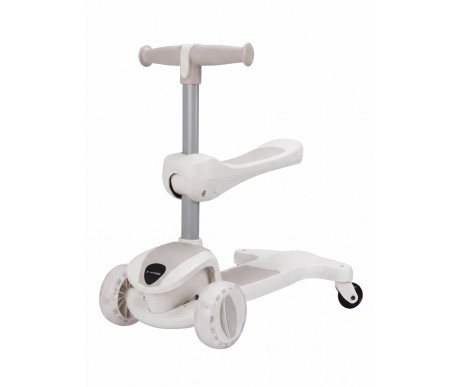 Детский самокат-каталка 4в1 - TR003-BEIGE