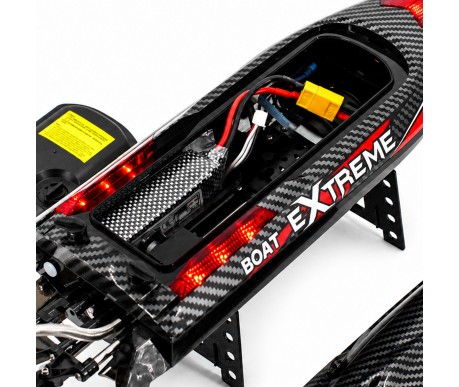 Радиоуправляемый катер Black Extreme (48 см, 55 км/ч, Brushless) - HJ816PRO-CARBON-BLACK