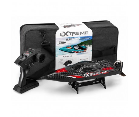 Радиоуправляемый катер Black Extreme (48 см, 55 км/ч, Brushless) - HJ816PRO-CARBON-BLACK