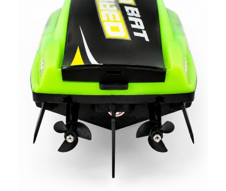 Радиоуправляемый катер NeptuBlade (25 км/ч, 32 см, 30 мин, 7 видов подсветки) - HJ826B-GREEN