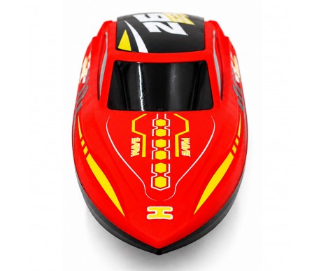 Радиоуправляемый катер NeptuBlade (25 км/ч, 32 см, 30 мин, 7 видов подсветки) - HJ826B-RED