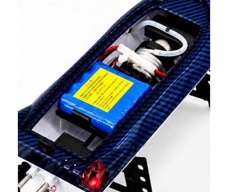 Радиоуправляемый катер Blue SuNew с сумкой (47 см, 35 км/ч, акб 3000 mAh) - HJ806B-CARBON-BLUE