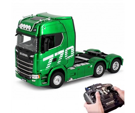 Радиоуправляемый тягач Scania HUINA масштаб 1:18 - HN1501-GREEN