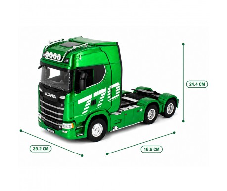 Радиоуправляемый тягач Scania HUINA масштаб 1:18 - HN1501-GREEN