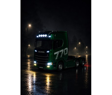 Радиоуправляемый тягач Scania HUINA масштаб 1:18 - HN1501-GREEN