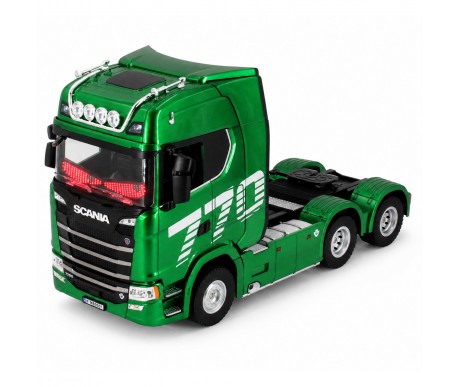 Радиоуправляемый тягач Scania HUINA масштаб 1:18 - HN1501PRO-GREEN